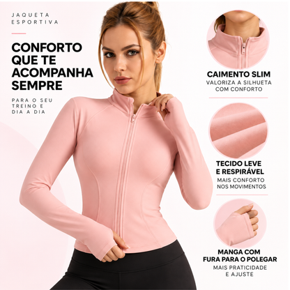 Jaqueta Esportiva Feminina de Treino